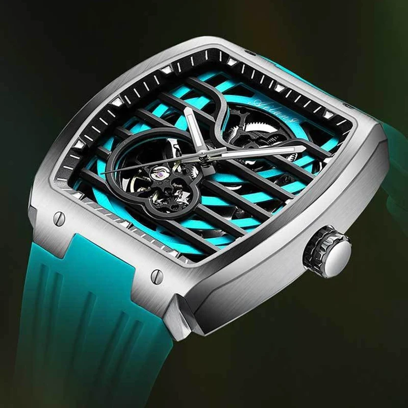 

AILANG Luxury Tourbillon Mechanical Watch for Men Waterproof Luminous Fashion Automatic Hollow Watches Mens Relogio Masculino