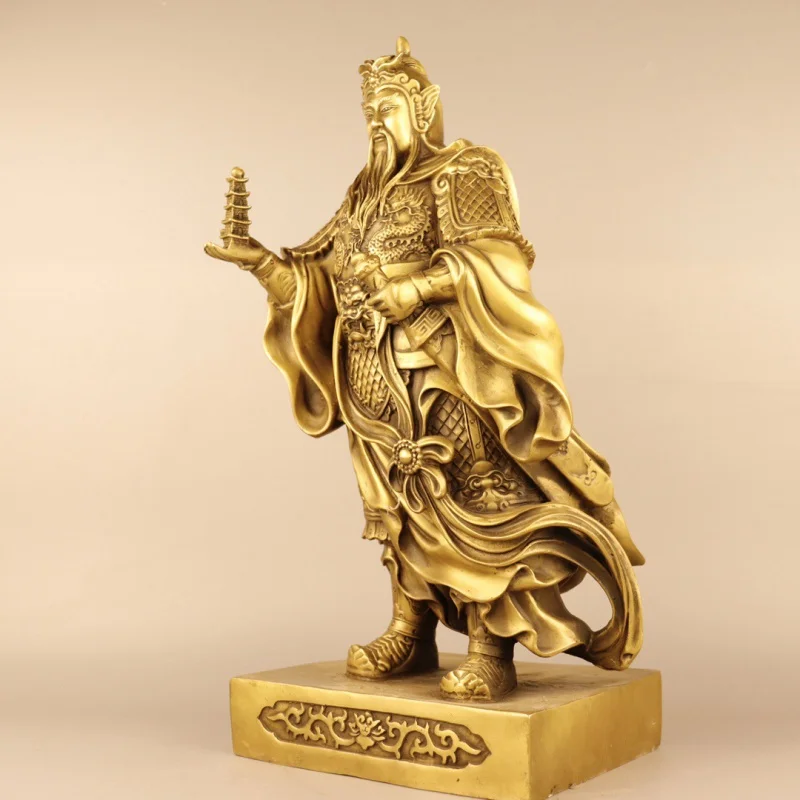 2023 new brass Tota Li Tianwang Li Jing home decoration creative gift crafts one-piece delivery