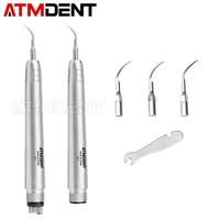 Escalador de aire ultrasónico Dental con 3 puntas, herramienta de limpieza para eliminar cálculo Dental, pieza de mano, limpiador para blanquear los dientes, laboratorio de dentista