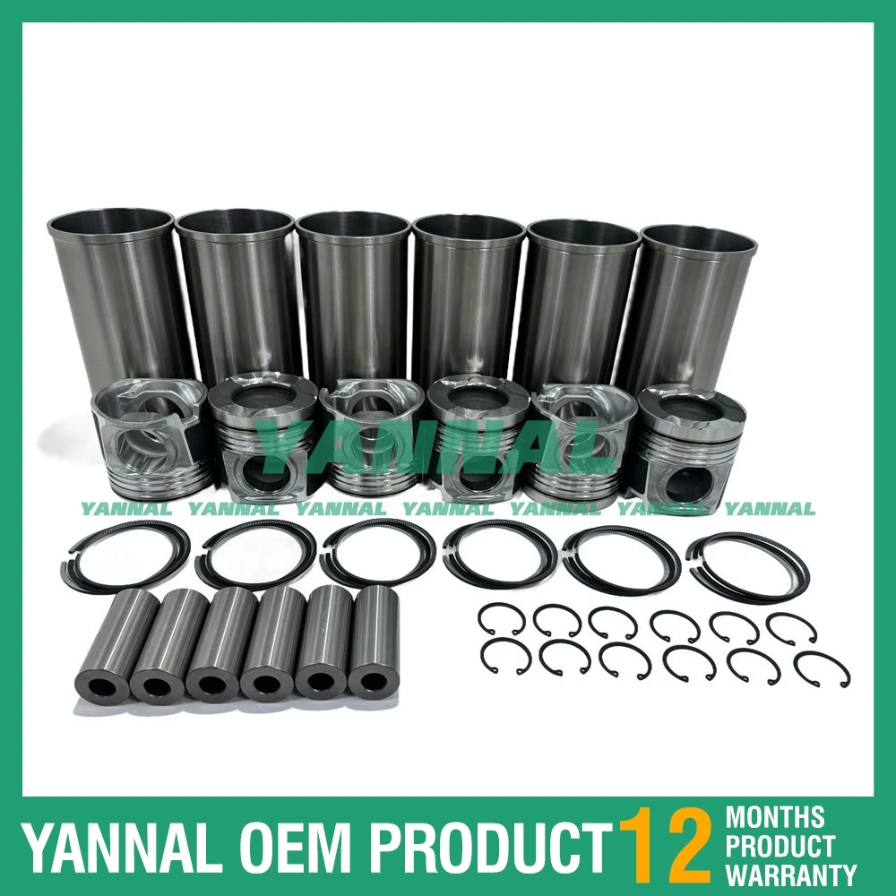 

6UZ1 Piston + Piston Rings+ Liner For Isuzu 6UZ1 Engine Overhaul Repair Kit