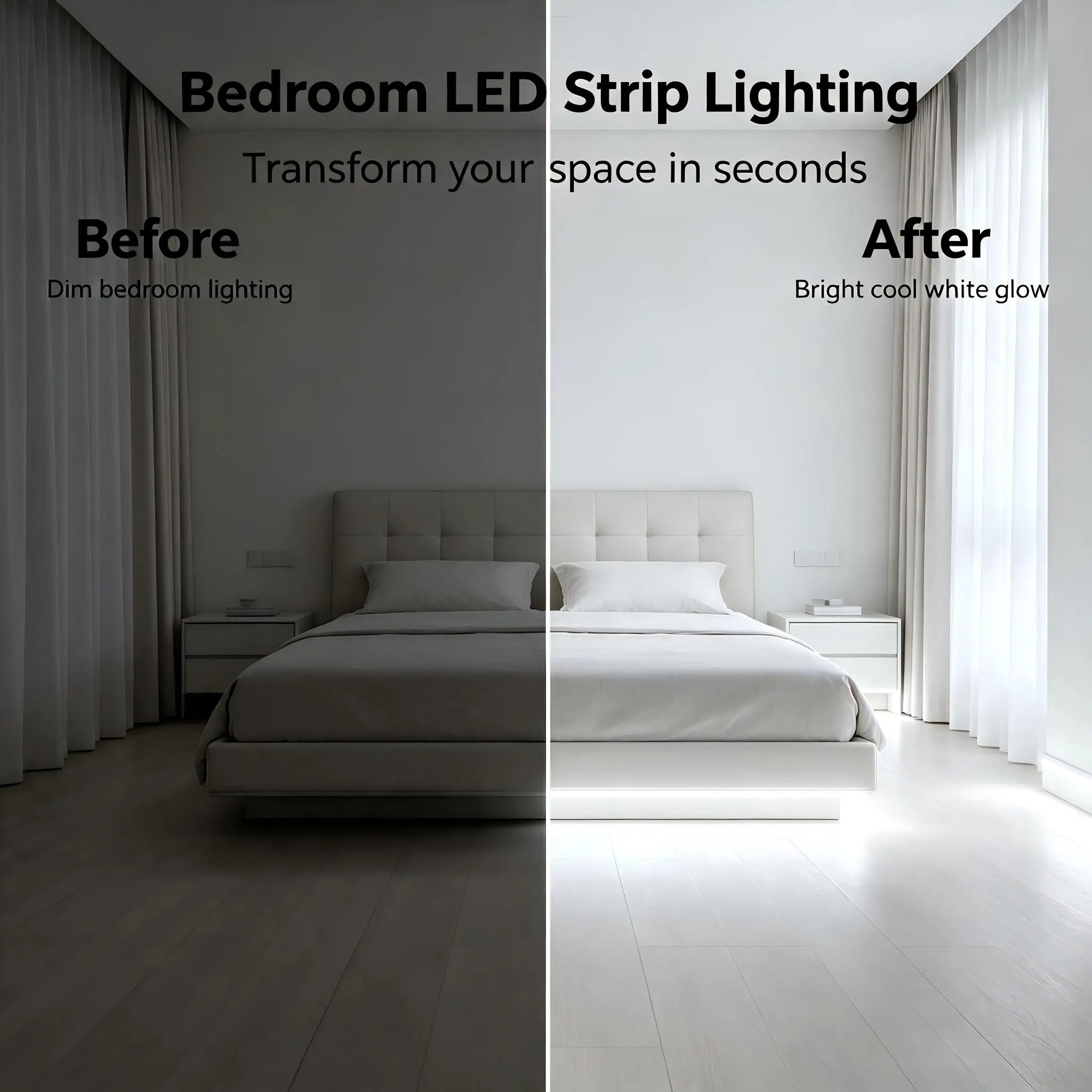 2835 LED light strip, battery powered, easy to install. Suitable for cabinets, entryways, staircases, and holiday decorations. image 5