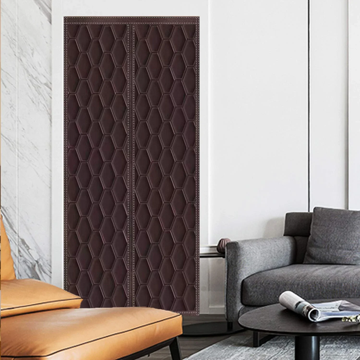 Winter Home Door Curtain, Modern Trendy Style Door Frame, Insulated and Cold Resistant, Exquisite and High-end