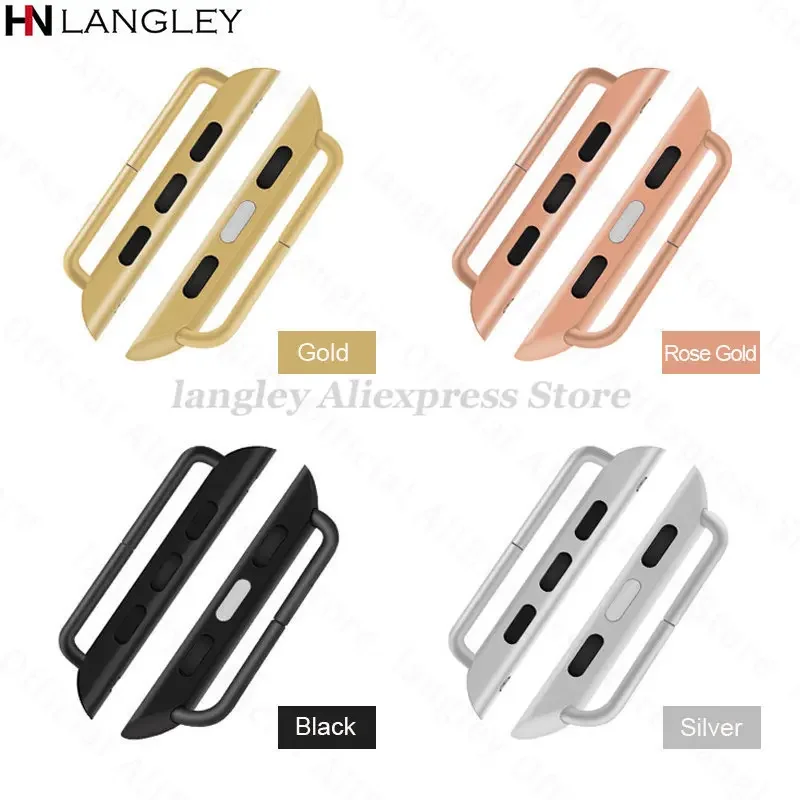 Разъем-адаптер для Apple Watch Ultra 49 мм, разъемы для ремешка для iWatch 10 9 8 7 SE 6 5 46 мм 45 мм 44 мм 42 мм, адаптер с металлической застежкой