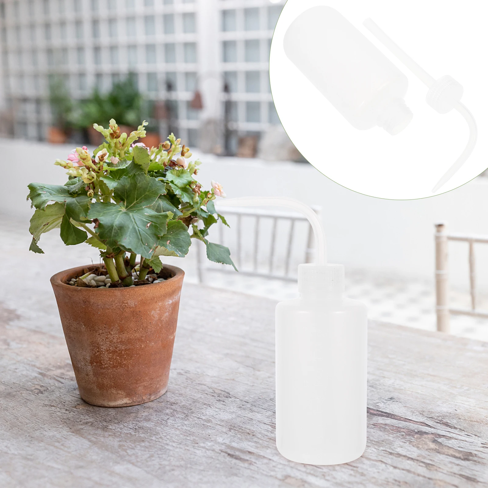 

10pcs Squeeze Planting Bottles Multipurpose Sprinkling Watering Transparent Lightweight Irrigation Bottle With Scale Portable