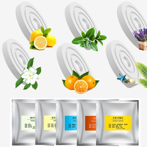 Imagen 1 del producto Ambientador de coche, recambio redondo, Clip de ventilación de aire para coche, difusor de fragancia, almohadilla de repuesto, tabletas de repuesto de fragancia de Perfume sólido para coche