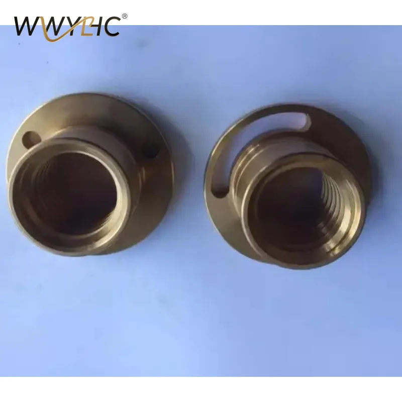 

Suitable for 2PC New Milling Machine X/Y-axis Screw Copper Sleeve Nut Vertical Milling Machine CNC Milling Machine Lathe