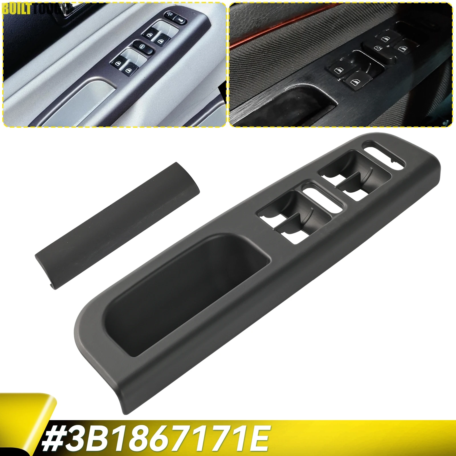 

For VW Golf 4 Passat B5 Jetta Bora MK4 4 1998 - 2005 LHD Car Interior Door Master Window Control Switch Panel Bezel 3B1867171E