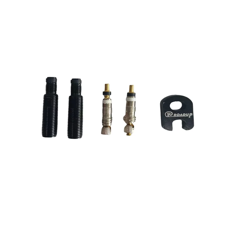 2 pcs 30mm/60mm Length Tubeless Bicycle Presta valve extender Removable France valve Extension with tool /alloy cap/valve core