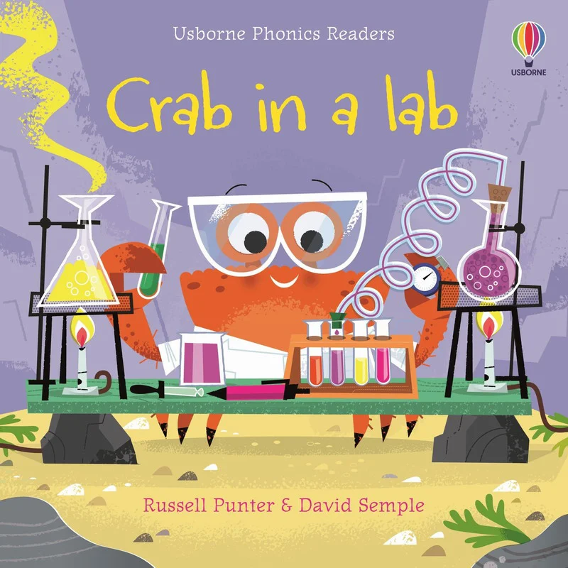 

Crab In A Lab Russell Punter Usborne Publishing 9781801319874 Book