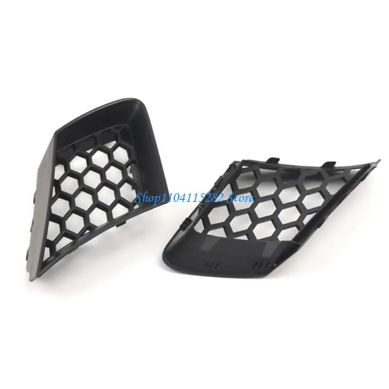 حزمة من 2 الرادياتير مصبغة الاستبدال Honeycomb شواء الشواء الأمامي مصد أوسعي السيارات 6L0853677A 6L0853676