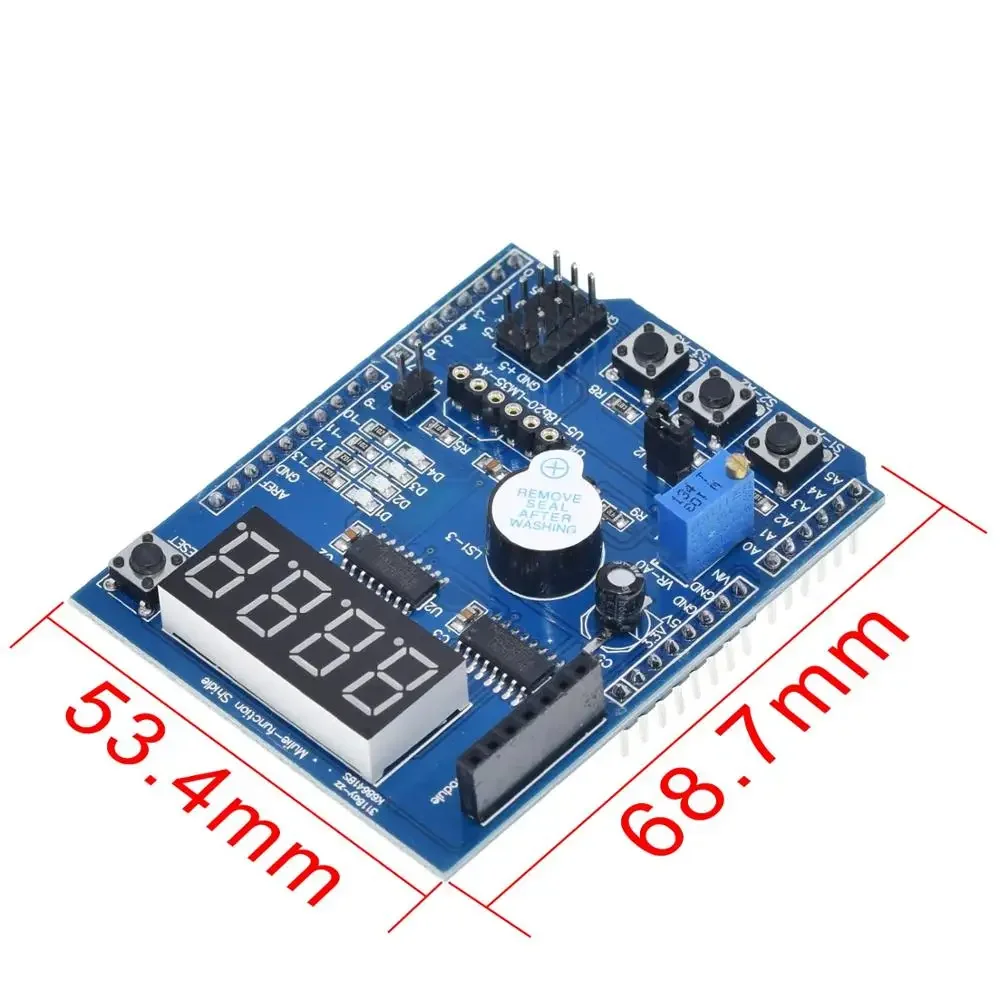 1/3 Multi functional Expansion Board Basic Learning Microcontroller Development Board