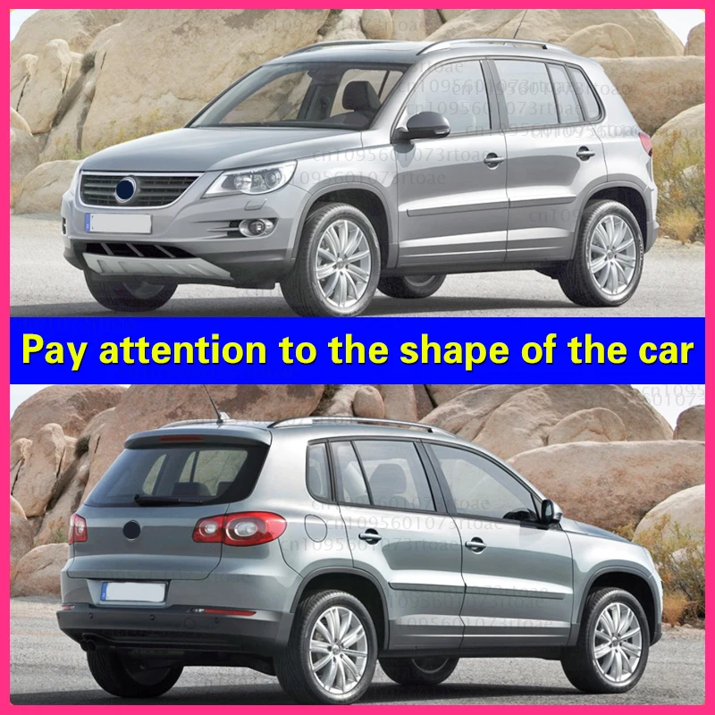 Car Mud Flaps Splash Guards For Volkswagen VW Tiguan MK1 2007-2016 Mudguard Mudflap with Micro Wire Cutter Car Accessories
