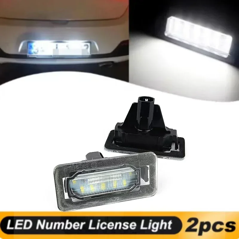 2X LED رقم لوحة ترخيص ضوء مصباح لتويوتا كورولا 2014-2018 2019 2020 سيارة الخلفية الأبيض لوحة ترخيص مُضاء رقم مصباح