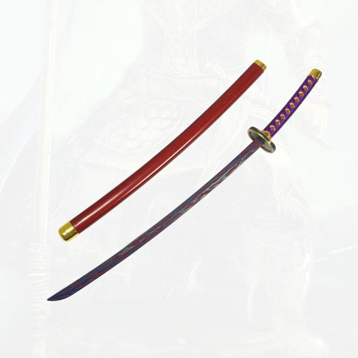 9.8 inch Bleach Yamamoto Genryuusai Metalen Katana Zwaard Katana Originele Samurai Sabel Ninja Mes Cosplay Accessoires Prop Speelgoed