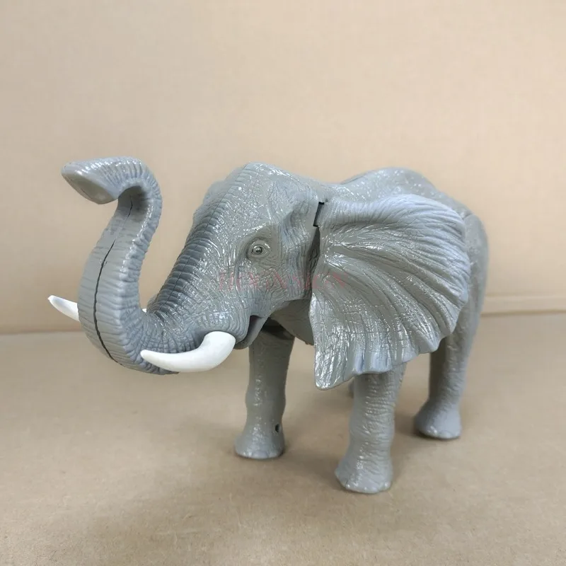 Giocattoli per bambini giocattolo elettrico modello di elefante piange di animali possono camminare giocattoli elettrici educativi in plastica modello di elefante