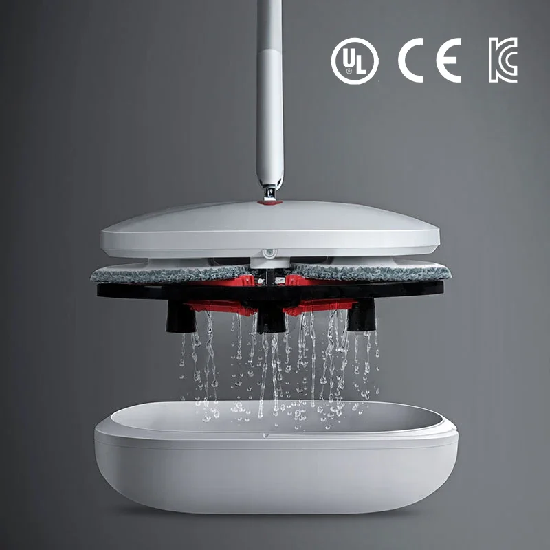 CE KC Certification high quality  Cordless Wet Dry Mop Sweeper Spin Spraying Cordless wireless Electric Mop Machine