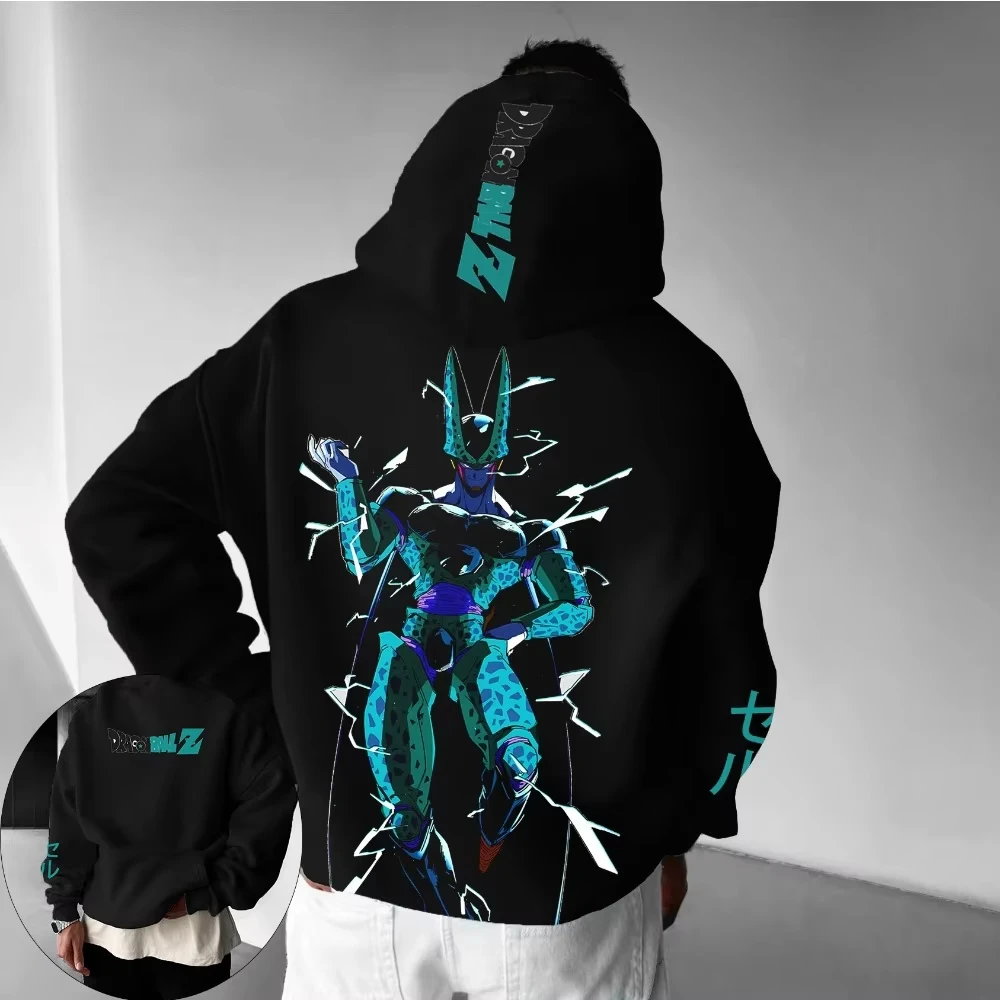 

Dragon Ball Men's Hoodie Sweater Japanese Anime Autumn New Boys Children's Harajuku Y2k Long Sleeve Parent-Child Clothing