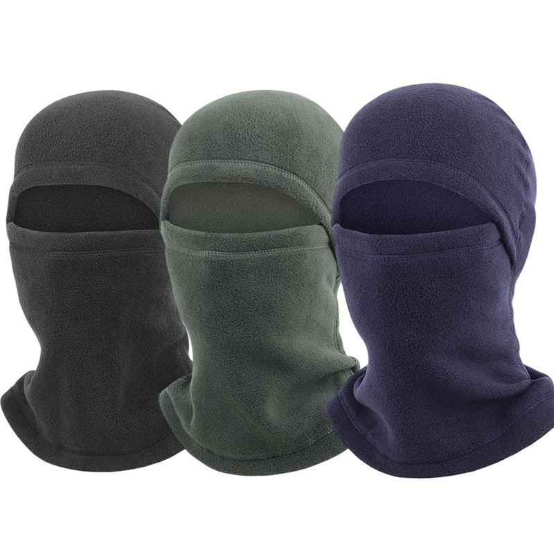 1pc Unisex Sturmhaube Hut mit Ohrenwärmer Einfarbig Stricken Beanie Hut Atmungsaktive Gesichtsmaske Für Outdoor-Sportarten – Detail 6