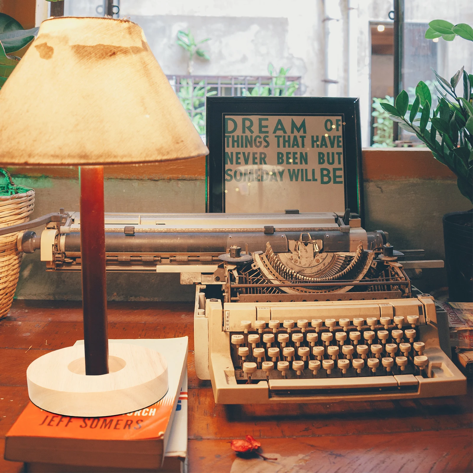 

5 pcs Stand For Night Solid Wood Light Night Wood Bases Supplies Base Creative Wooden Lamp Base Lamp Accessories