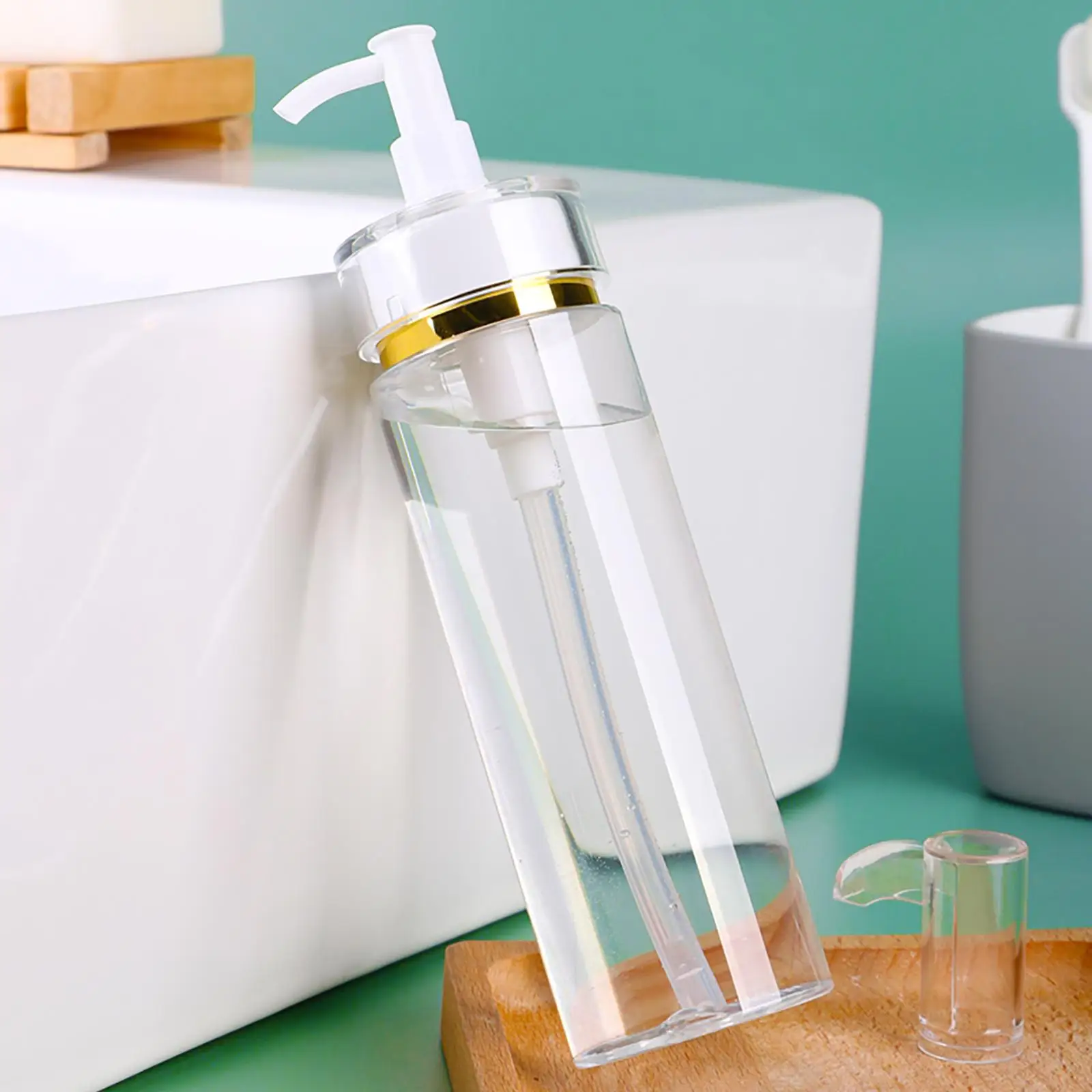 150ml Lotion Bottles Clear with Pumps Empty Soap Dispenser for Makeup Liquid