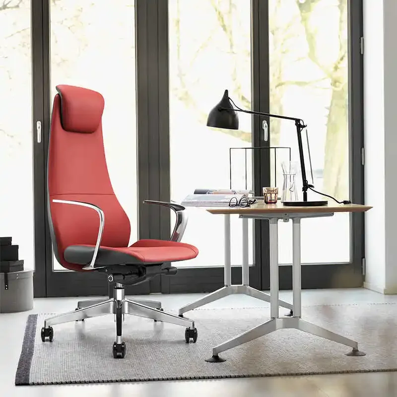 

Удобный офисный стул для медитации, современный вращающийся туалетный столик, однотонный офисный стул, роскошные дизайнерские колеса, металлическая мебель Muebles