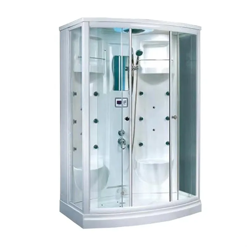 Customization Steam Bath Shower White Arc Shower Room Standing Massage Luxurious Steam Shower Enclosure Suppliers With Automatic