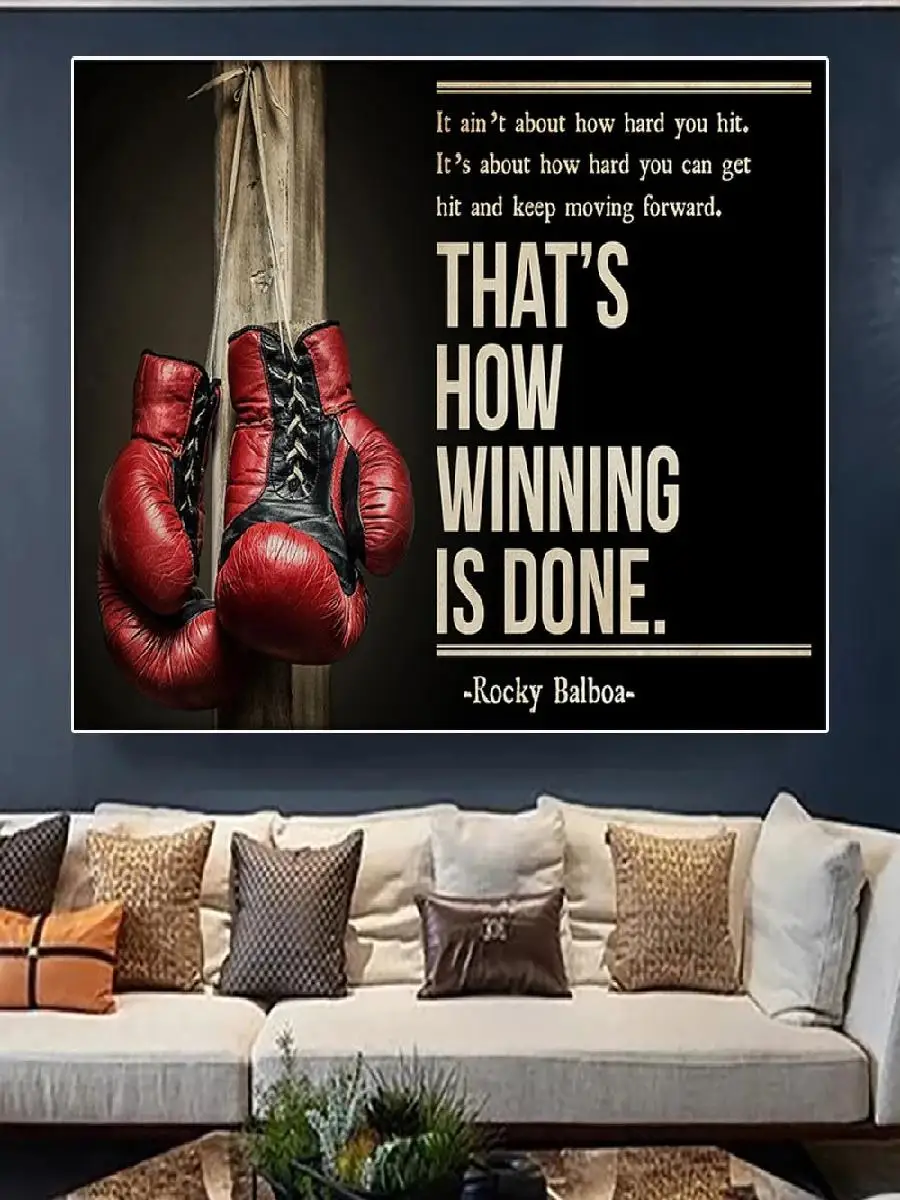 Vibrant Abstract Graffiti Boxing Gloves Canvas Wall Art  Posters and Prints for Living Room Home Stadium Decor  Modern Home Deco