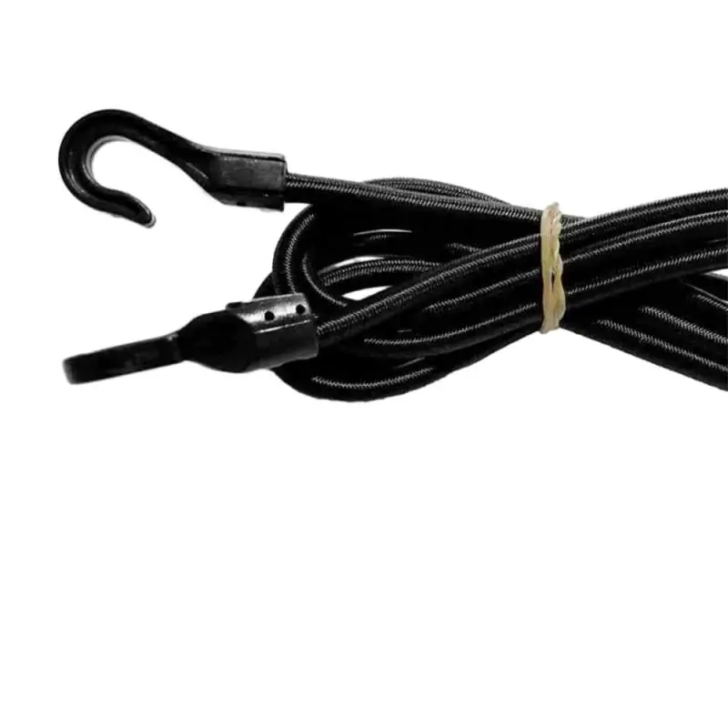 Corda elastica legata per bicicletta con gancio Corda legata per bagagli 2M lunga moto in bundle con batteria Corda elastica in bundle per bagagliaio di un'auto