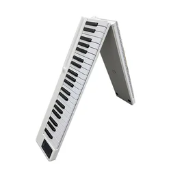 Portable 88 Keys Foldable Piano Digital Piano Multifunctional Electronic Keyboard Piano for Piano Student Musical Instrument