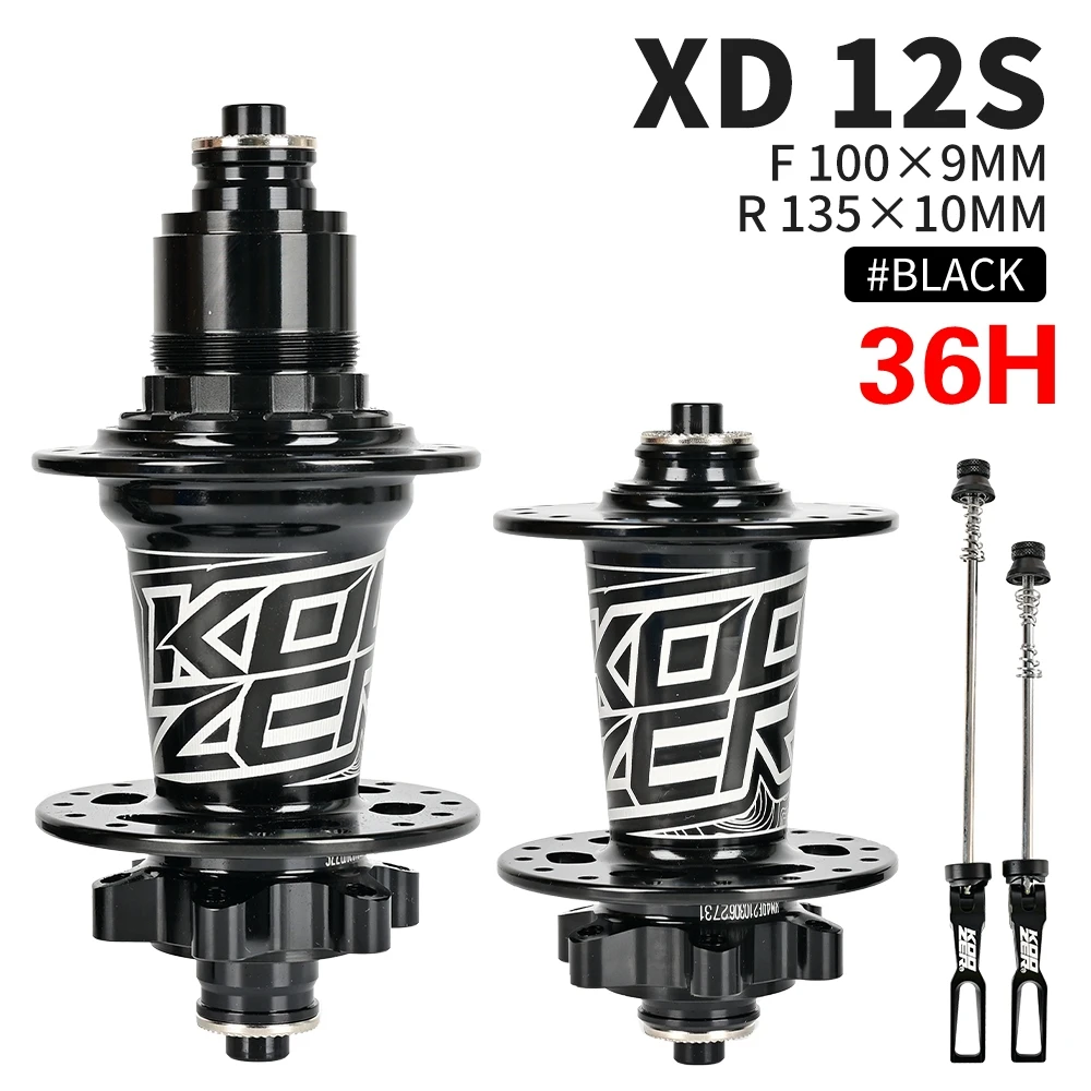 KOOZER XM490 MTB Hinterradnabe 6 Sperrklinken 72 Klicks 4 Gedichtete Lager QR 10x135 Thru 12x142 28/32/36H Scheibenbremse – Detail 8