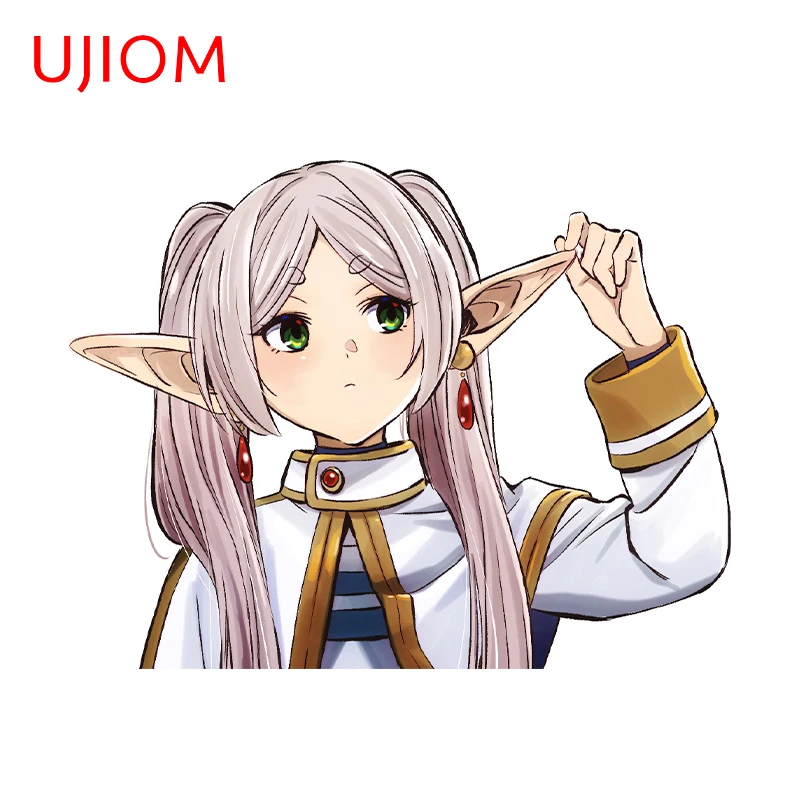 UJIOM Cute Frieren Anime Waifu Wall Stickers Funny Personality Tuya Decals Chic Baby Nursery Room Amusing Wallpapers Decor