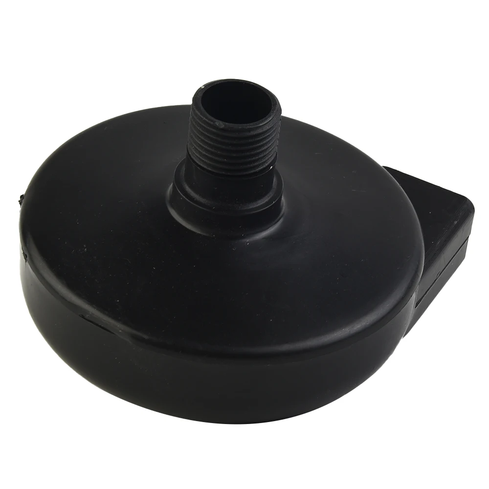 Black Plastic Male Thread Muffler Air Filter for Compressors 1620mm Noise Reduction Accessory Easy Installation