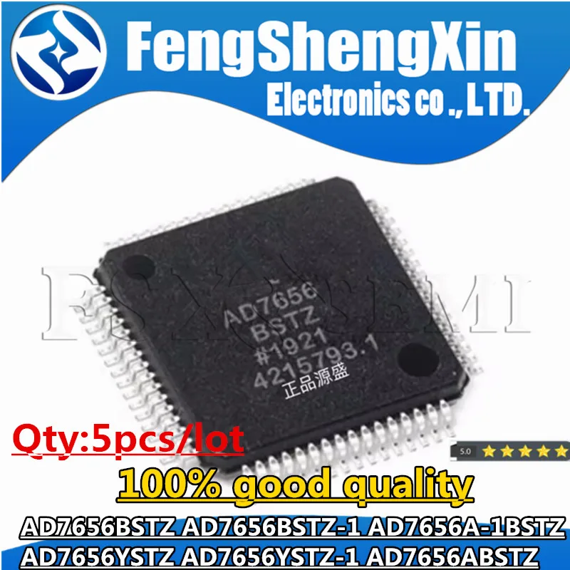 5pcs AD7656BSTZ AD7656BSTZ-1 AD7656A-1BSTZ AD7656YSTZ AD7656YSTZ-1 AD7656ABSTZ QFP Chips