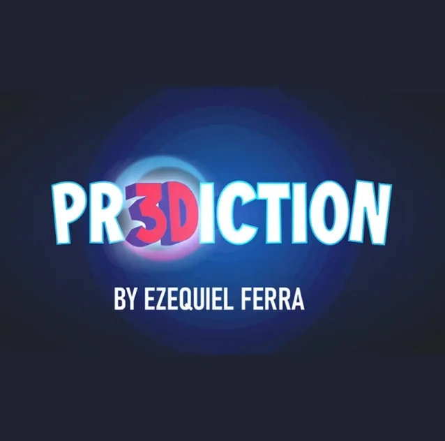 PR3DICTION BY EZEQUIEL FERRA Prediction Magic Tricks Gimmicks Illusions Close up Magic Props Mentalism Onject Appearing Street