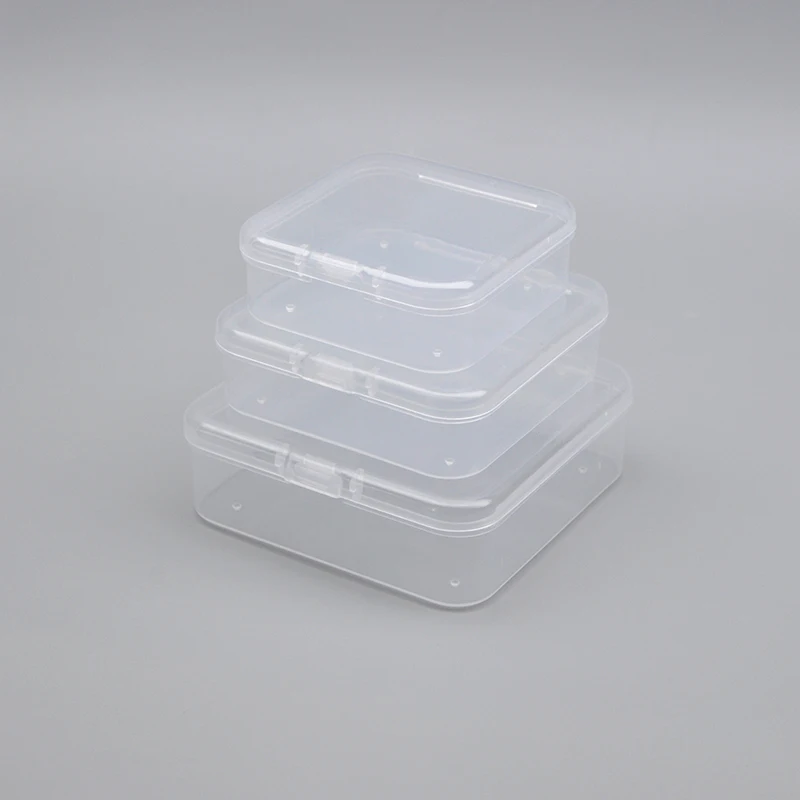 transparent storage boxes for small items, easy to carry small accessories, hardware, small parts, and accessories