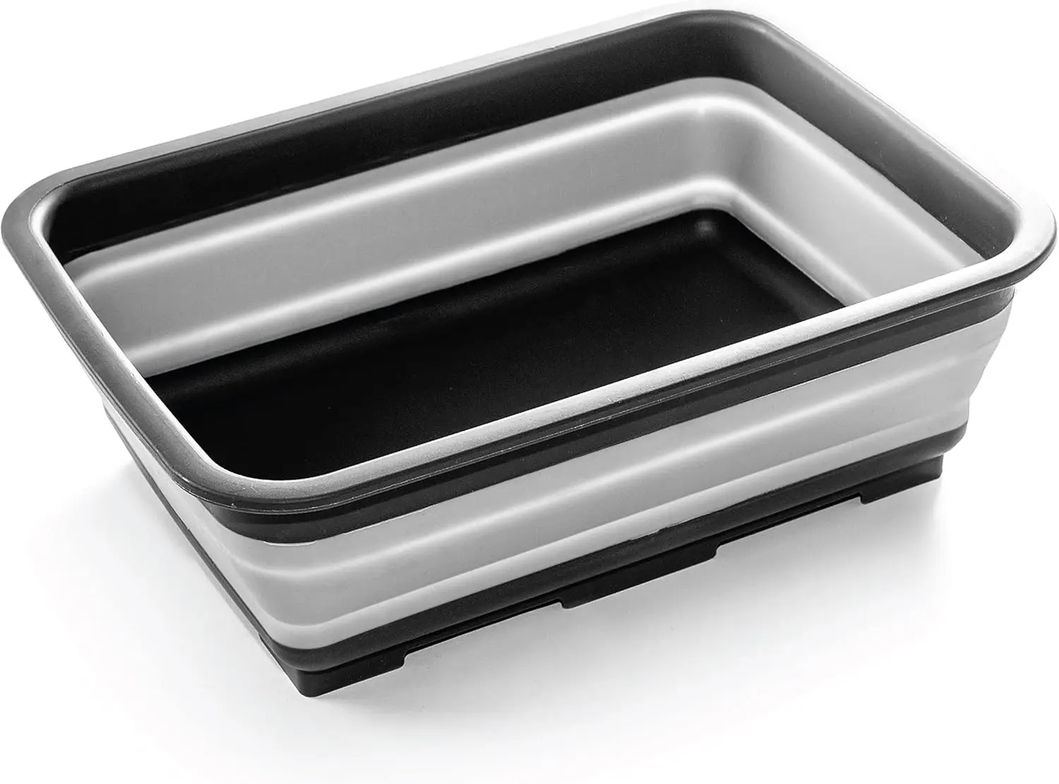 

Collapsible Wash Basin Grey Portable Dish Tub Kitchen Camping Sink Home Essentials Baby Travel Folding Dish Pan Space Saving