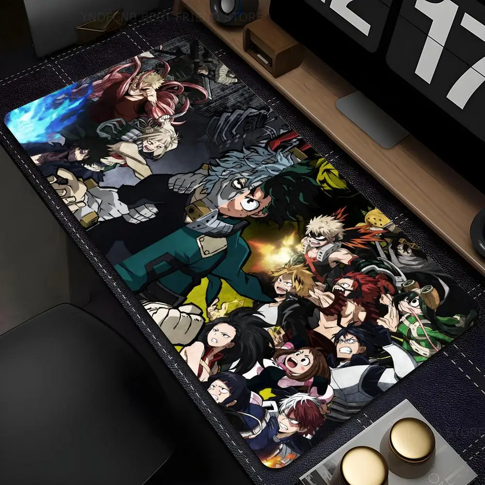 

M-My H-Hero A-Academia Anime Mousepad Large Computer Gaming Accessories MousePads Desk Mats Anti-slip Laptop Soft Mice Pad