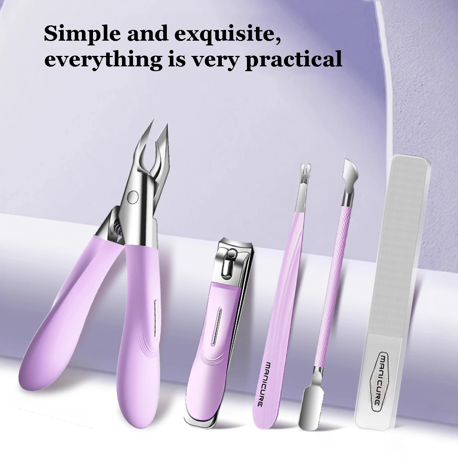 

Stainless steel dead skin clipper nail care set, eagle-beak pliers, dead skin clippers, nail trimming tool set, nail clipper set