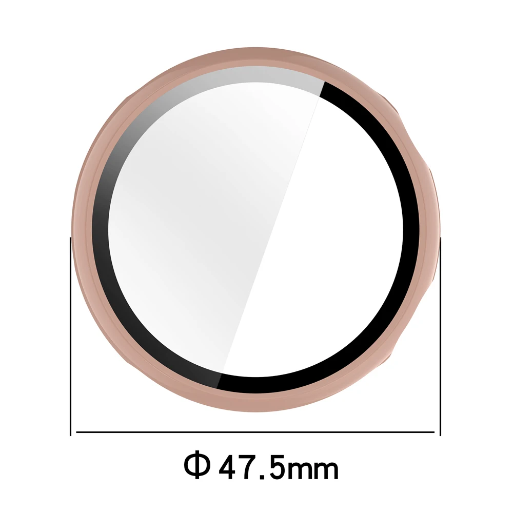 1x Glass PC Screen Full Cover Case For Vivo Watch 5 Protector Bumper Skin SmartWatch Accessories