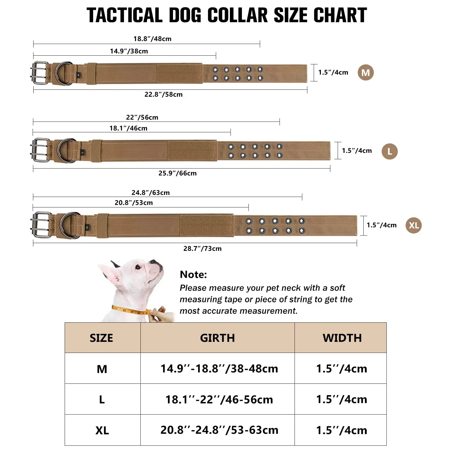 Collare per cani tattico militare K9 collare in Nylon resistente funzionante collari per cani da compagnia per addestramento all\'aperto per cani di