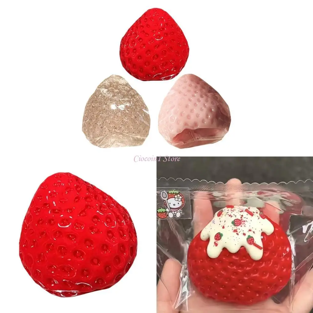 Y1ub Nowatorskie Strawberry Stresja ręka ręka