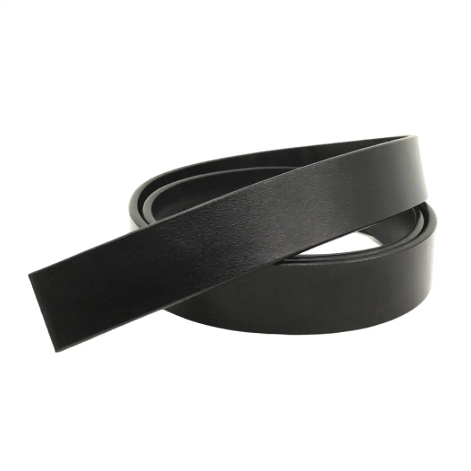 No Holes Belt for Men PU Leather Ratchet Style 115cm Automatic Waistband Dress Belt Casual Formal Work Fashion Strap