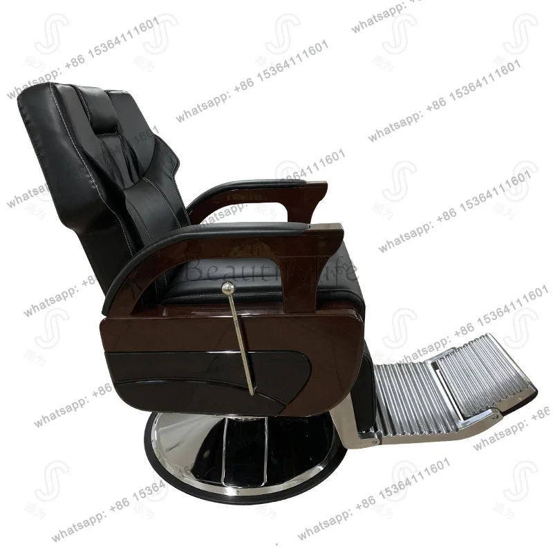 Factory Direct Sales American retro oil head chair barber shop hair salon special reclining