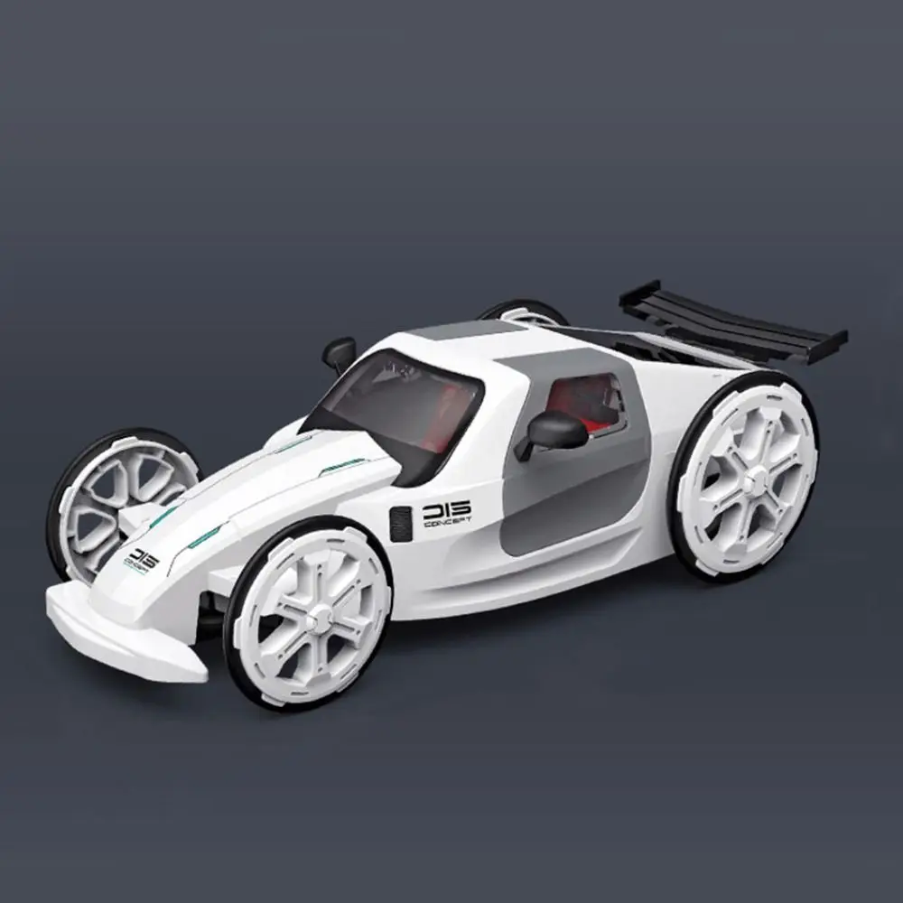 Plastic DIY Solar Sports Car Toy Renewable Energy Model Toy Assembled Solar Powered Sports Car Collection Solar Panels