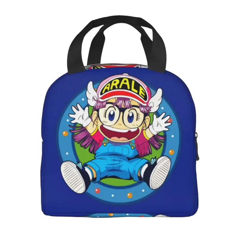 Arale Norimaki Dr. Slump Isolado Lunch Bag para a Escola Japão Anime Manga Impermeável Cooler Thermal Bento Box Mulheres Crianças