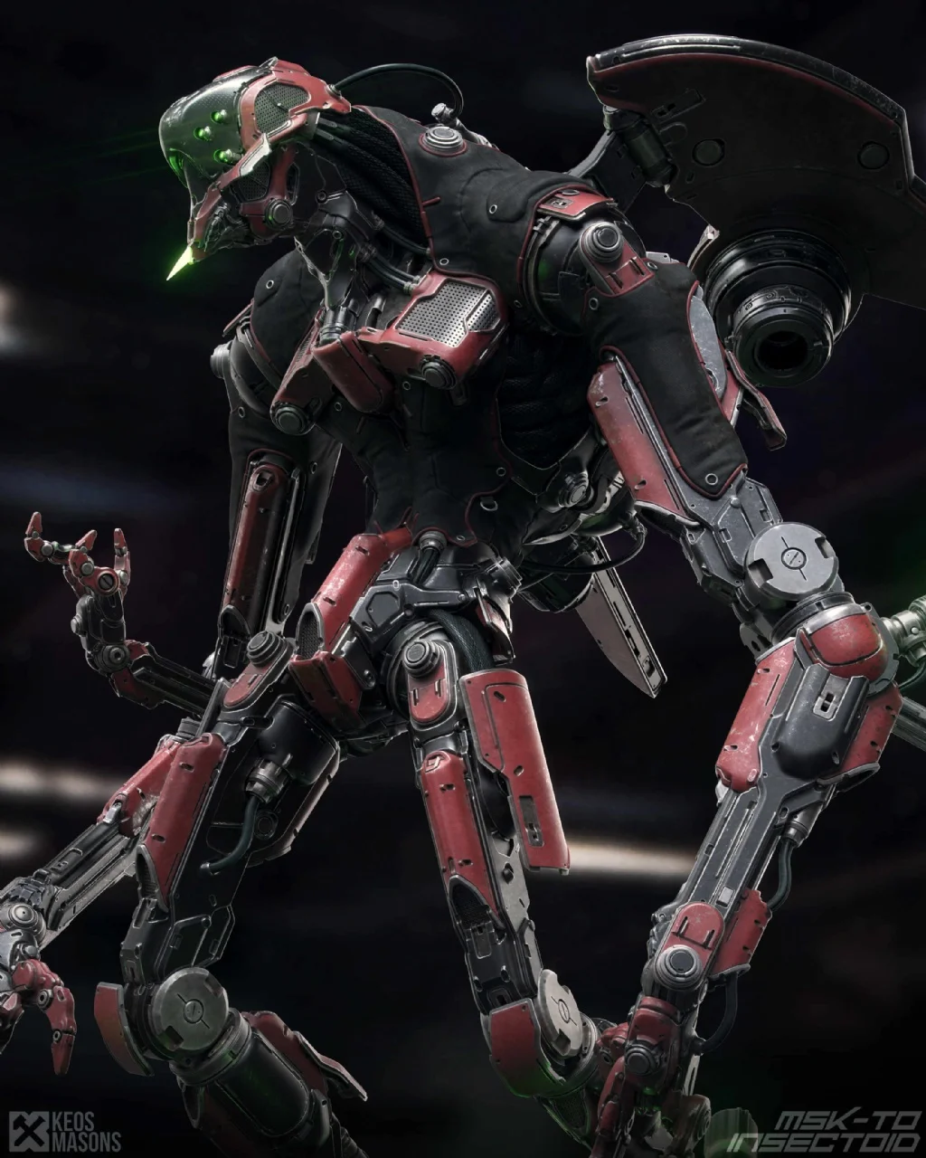 

Resin Figure Kit Insectoids M.S.K-T0 Unpainted Garage Resin Kit Model GK