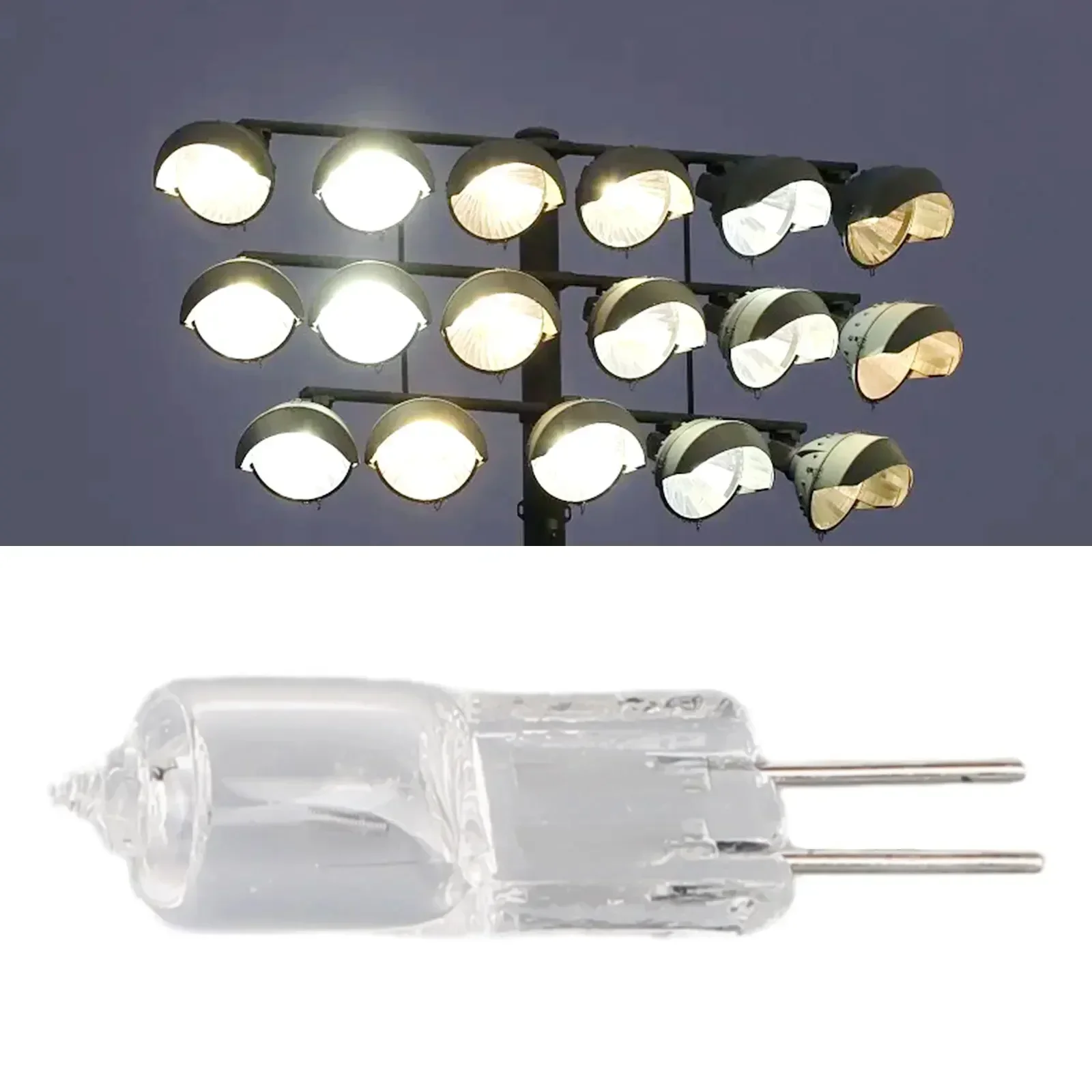 1pcs G4 Halogen Bulb 5W 10W 20W 35W 50W 12V 2Pin Bulb 2900K Color Temperature For Oven G4 Halogen Capsule Lamps Light Bulbs