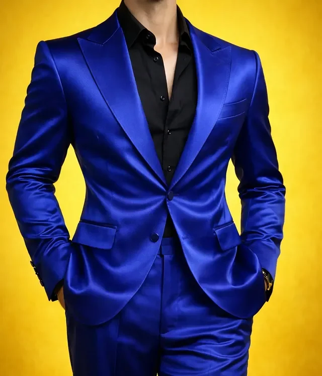 Men'S Grooming Jacket - Новинка: Свадебный костюм Gwenhwyar из сатина