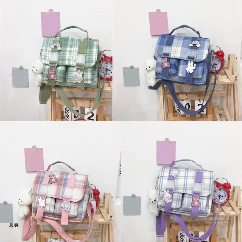 

D0UD Shopper Bag for Women Nylon Tote Girls Fashion Japanese Jk Color