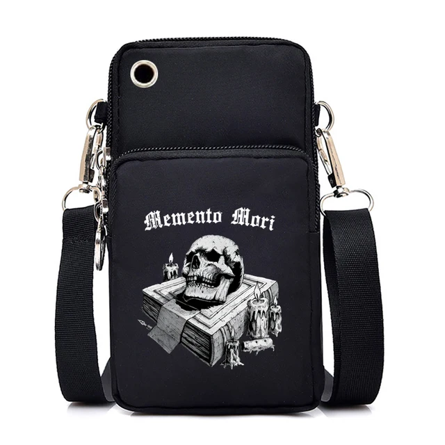 Gothic Skull Series Women Mini Mobile Phone Bag Harajuku Messenger Bag Purse Lady CrossBody Bag Women Shoulder Bag Handbag